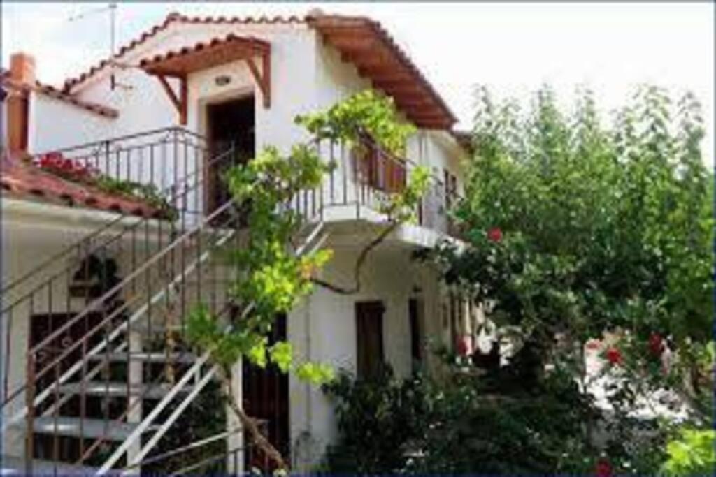 Δίχωρο Στούντιο Στον Κέντρο Του Αρμενιστή Lägenhet Armenistis  Exteriör bild
