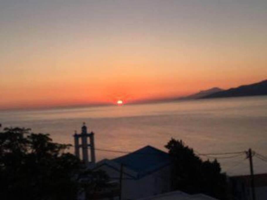 Δίχωρο Στούντιο Στον Κέντρο Του Αρμενιστή Lägenhet Armenistis  Exteriör bild